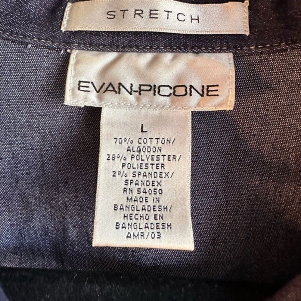 Evan - Picone Demin Stretch Button Down Jacket. W… - image 6